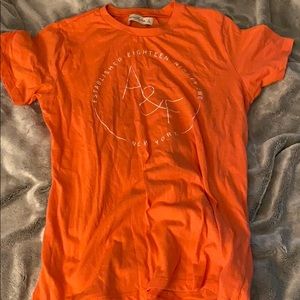Abercrombie & Fitch coral t shirt